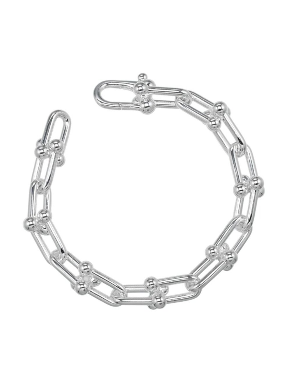 Tiffany & Co HardWear Large Link 19.5 925 Sterling Silver Bracelet